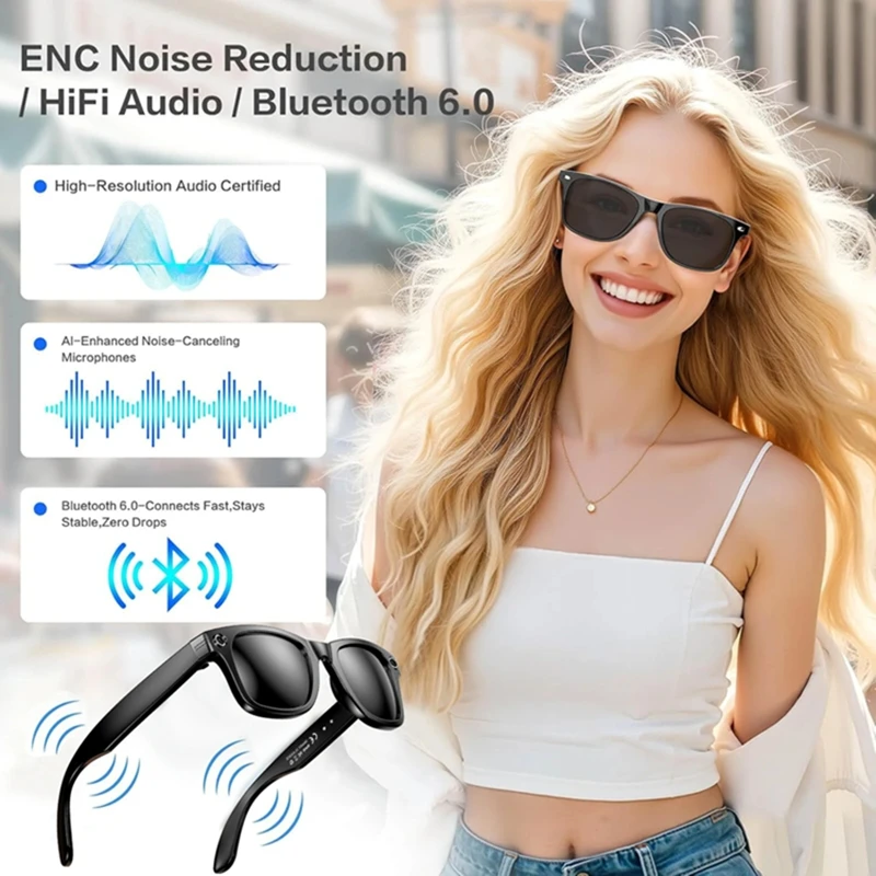 Lenovo AI Smart Glasses 4K Cam - Smart Glasses Lens avis et prix