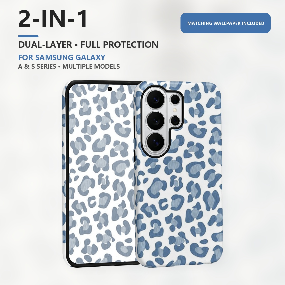 imprimé léopard bleu 2-in-1 Do - Samsung Galaxy S24 avis et prix
