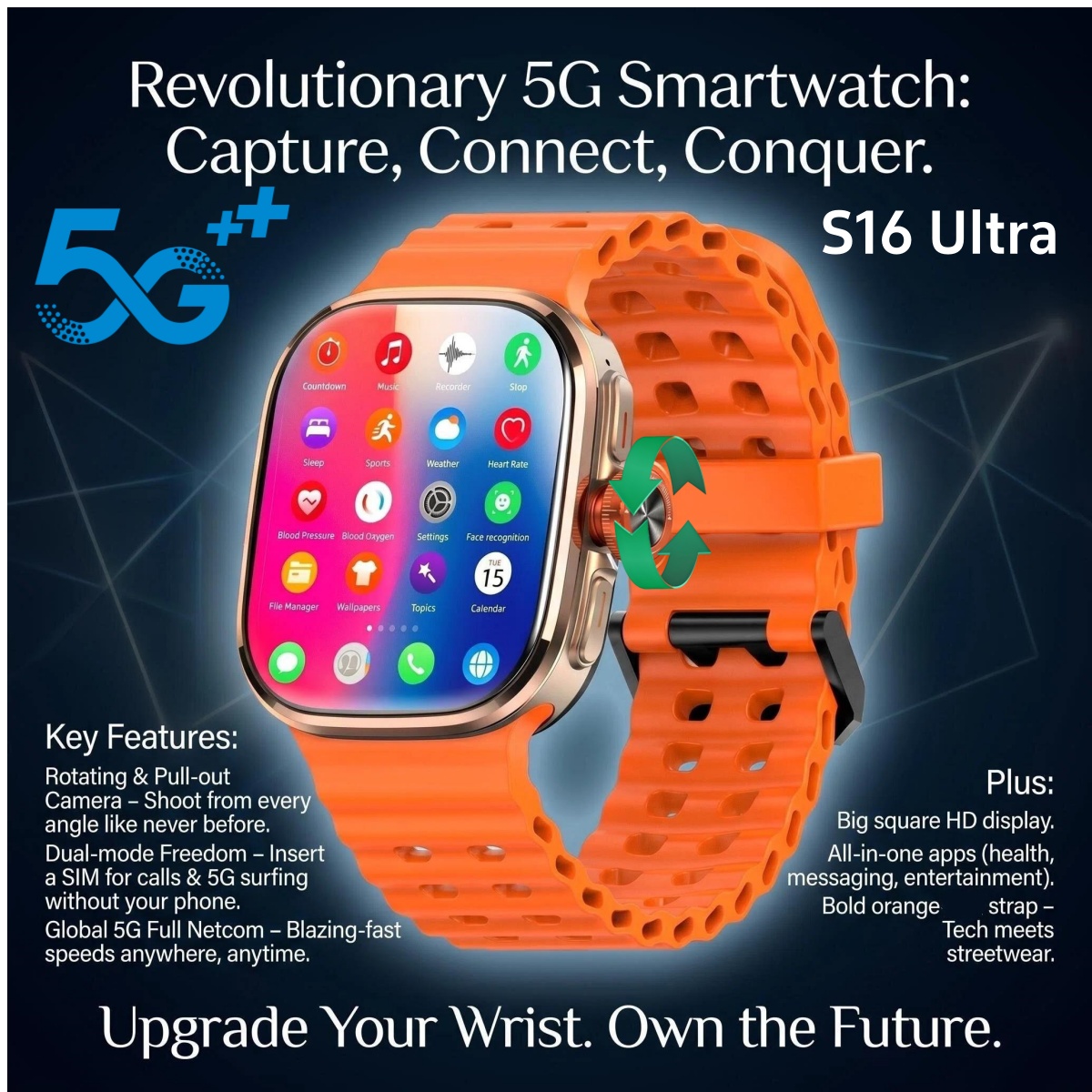 Montre connectée originale S16 - Fall Detection Watch avis et prix